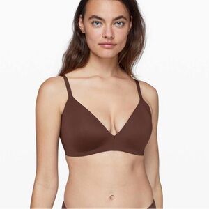 Lululemon Athletica Chocolate Take shape Brown Bra